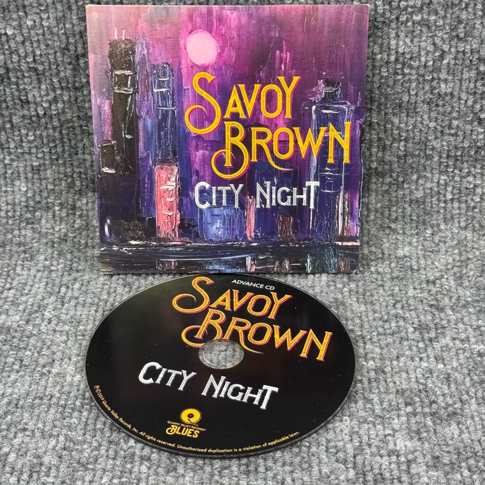 Savoy Brown City Night Advance CD 2019 Promo Blues Rock Kim Simmonds